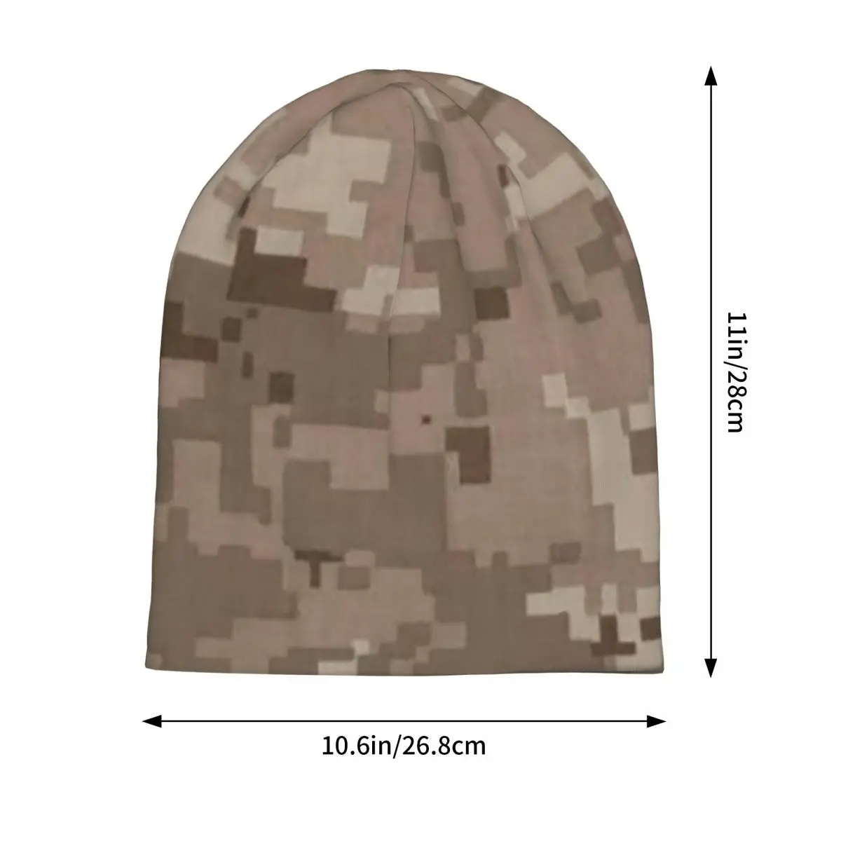Desert Digital Camo Men Women Adult Beanies Caps Knitting Bonnet Hat Warm Fashion Autumn Winter Outdoor Skullies Hats