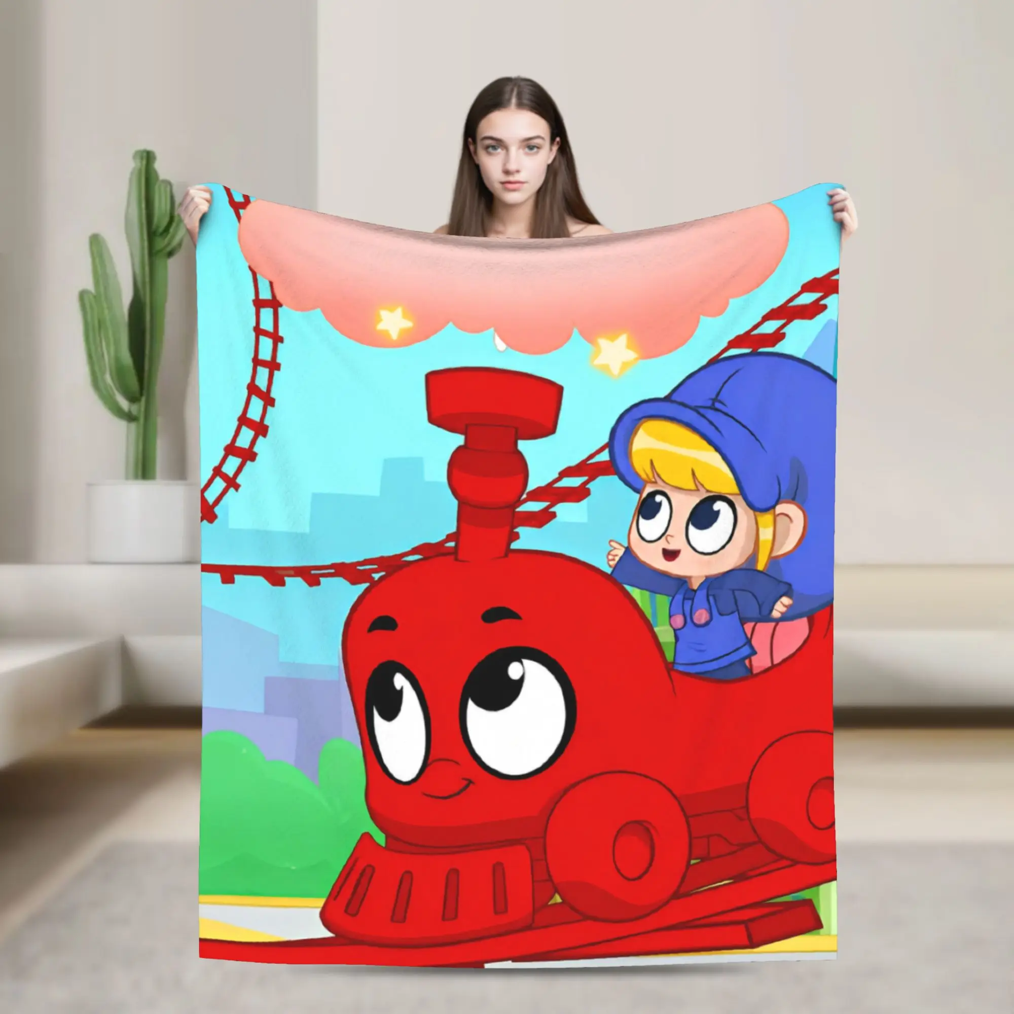 My Magic Pet Morphles Blanket Warm Cozy Fluffy  Throw Blankets for Sofa 50x60 Inch Multi-size Bedspread