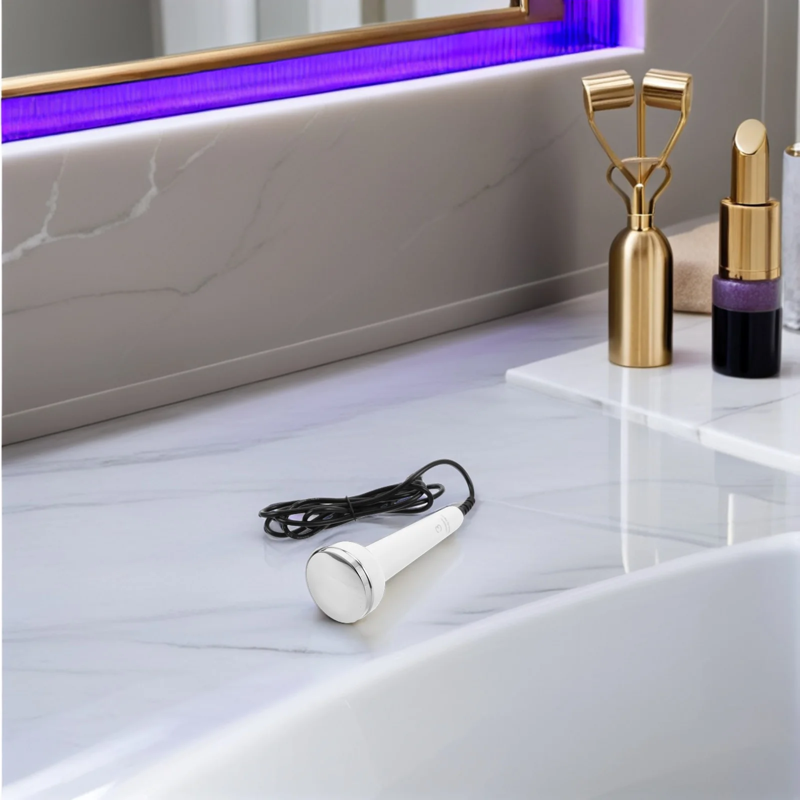 آلة العناية بالوجه بالموجات فوق الصوتية جهاز التجميل الساخن التحقيق التطهير العميق العناية بالعين المحمولة أداة العناية بالبشرة التحقيق استخدام السفر #5