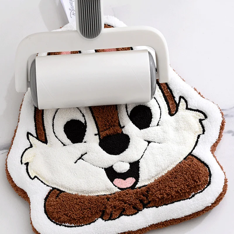 Disney Chip and Dale Cute Hanging Type Towel Super Absorbent Soft Handkerchief Wipe Hand Towelette Kids Bathroom Toilet Supplies