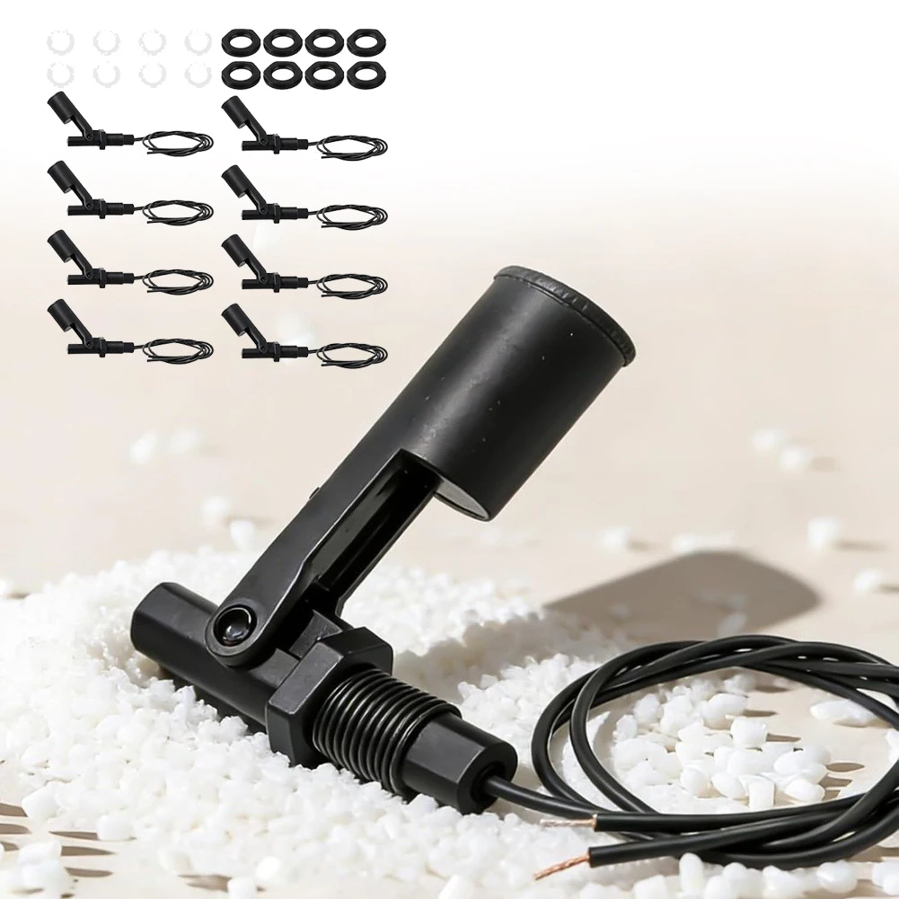 8Pcs Plastic Side-Mounted Float Switch Water Level Sensor For Aquarium Hydroponics Tank Control For Water Tank Irrigation System