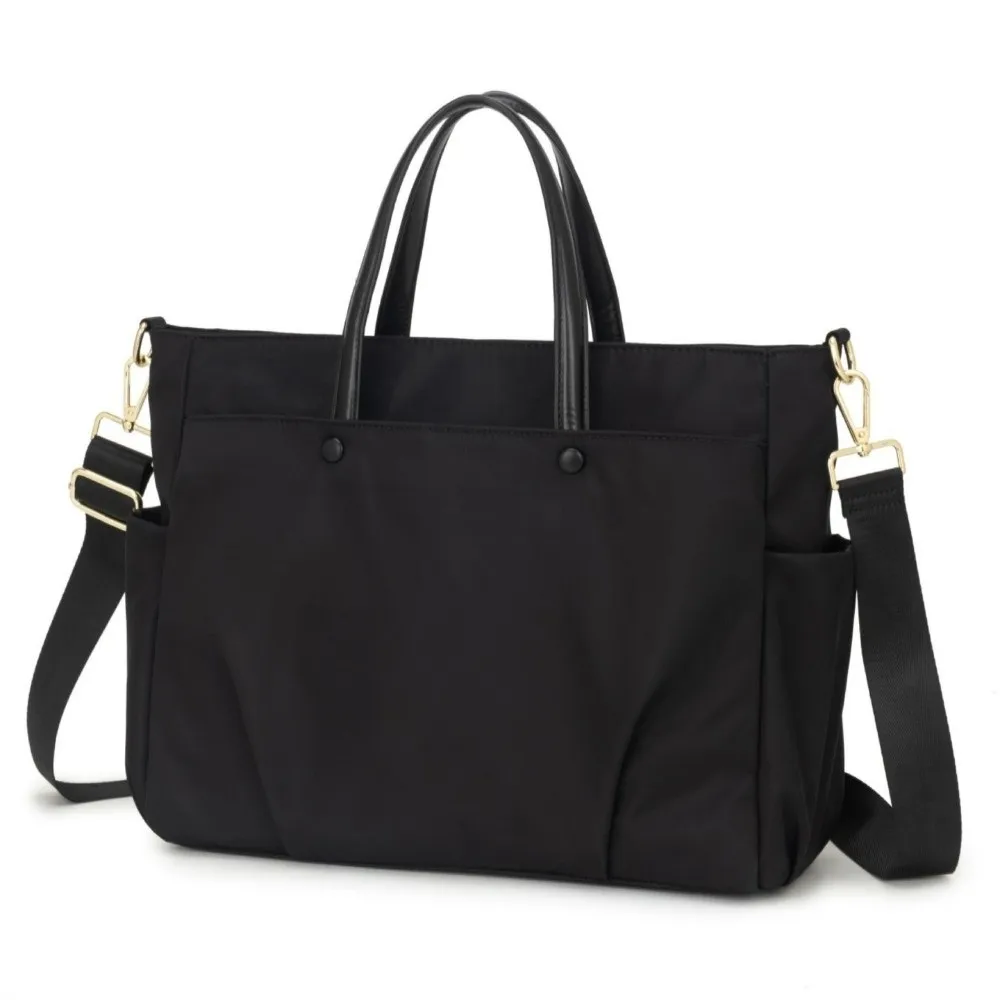 Shoulder Strap Portable Laptop Bags 15/16inch with Handle Laptop Handbag Side Pocket Waterproof Notebook Sleeve Bag Travel