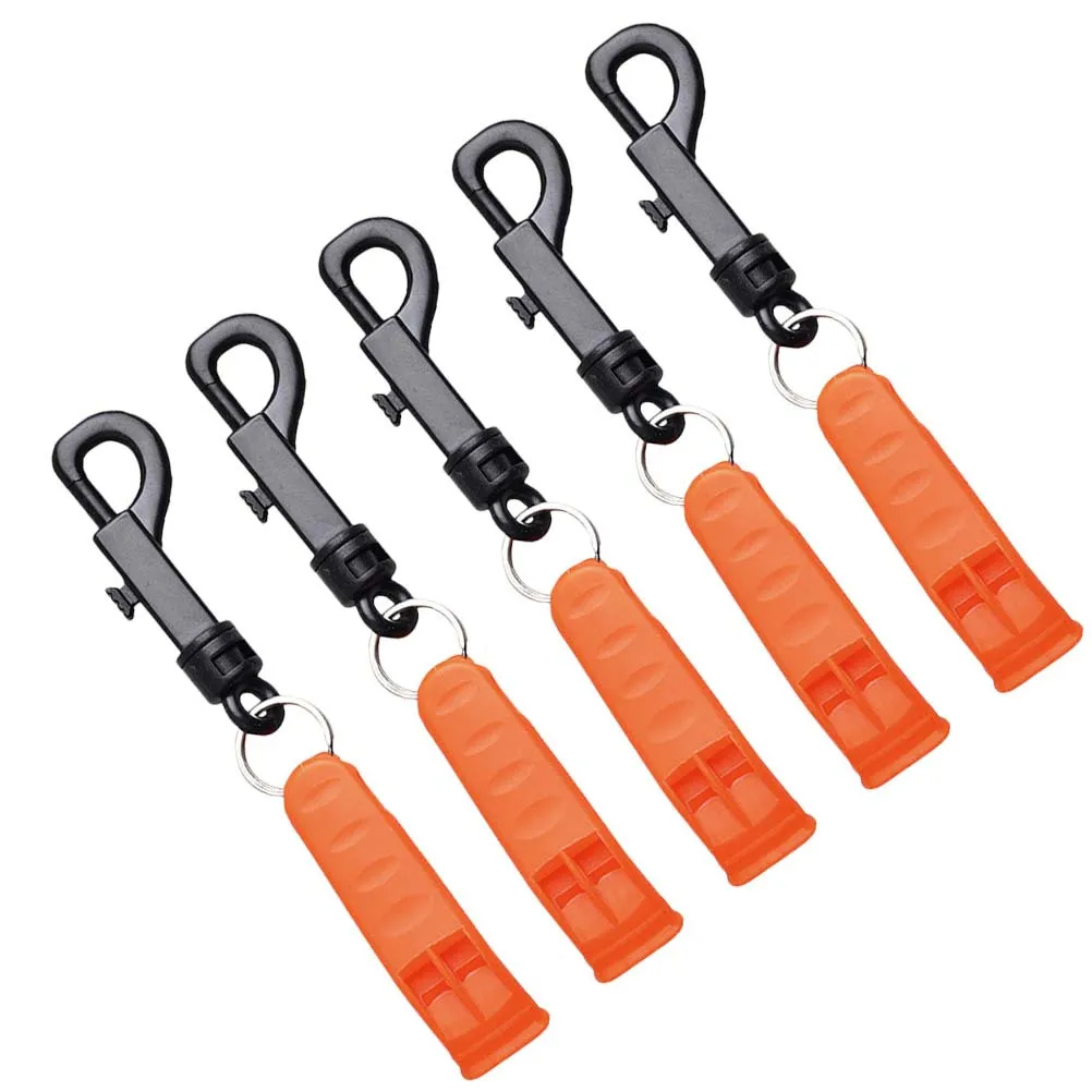 10 قطعة صفارات بقاء المحمولة البلاستيك في الهواء الطلق التخييم سلامة الطوارئ التنزه بصوت عال صافرة صافرة الطوارئ #3