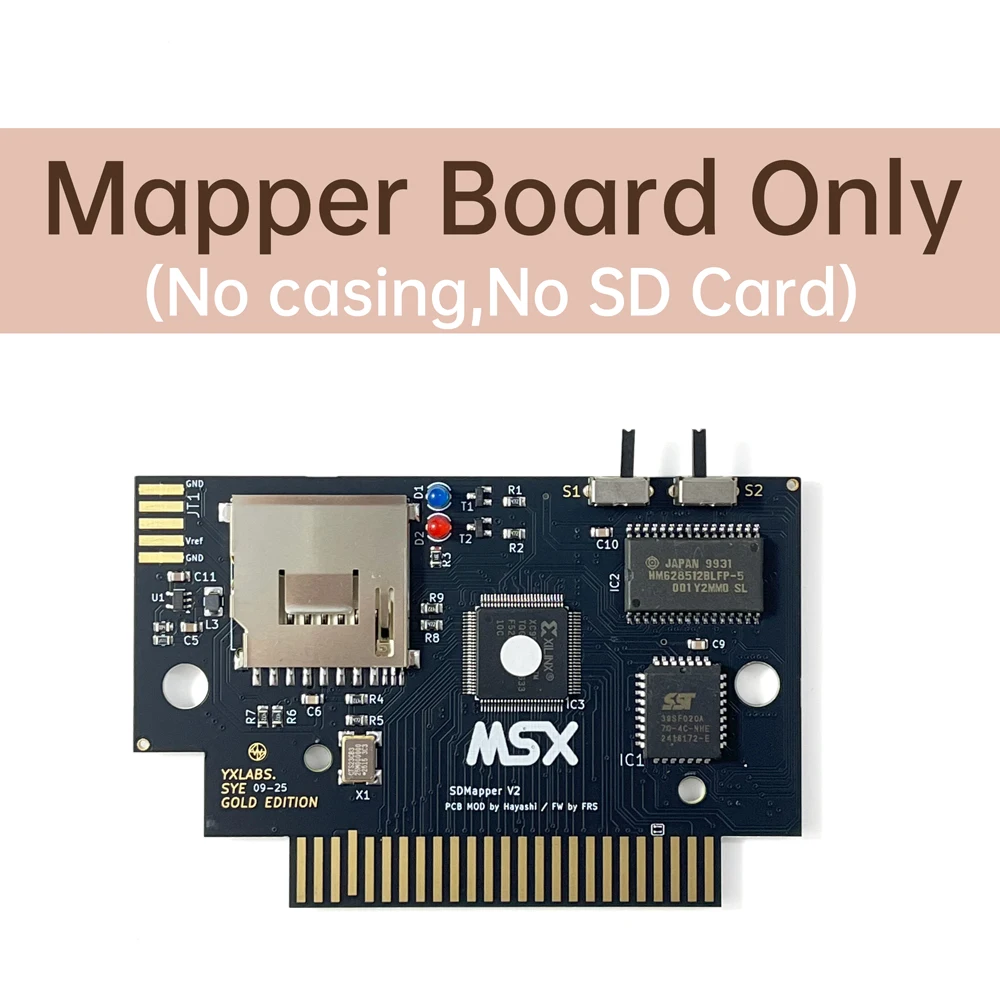 MSX SD Card Mapper Interface V2 For MSX2/MSX2+/TR - Retro
