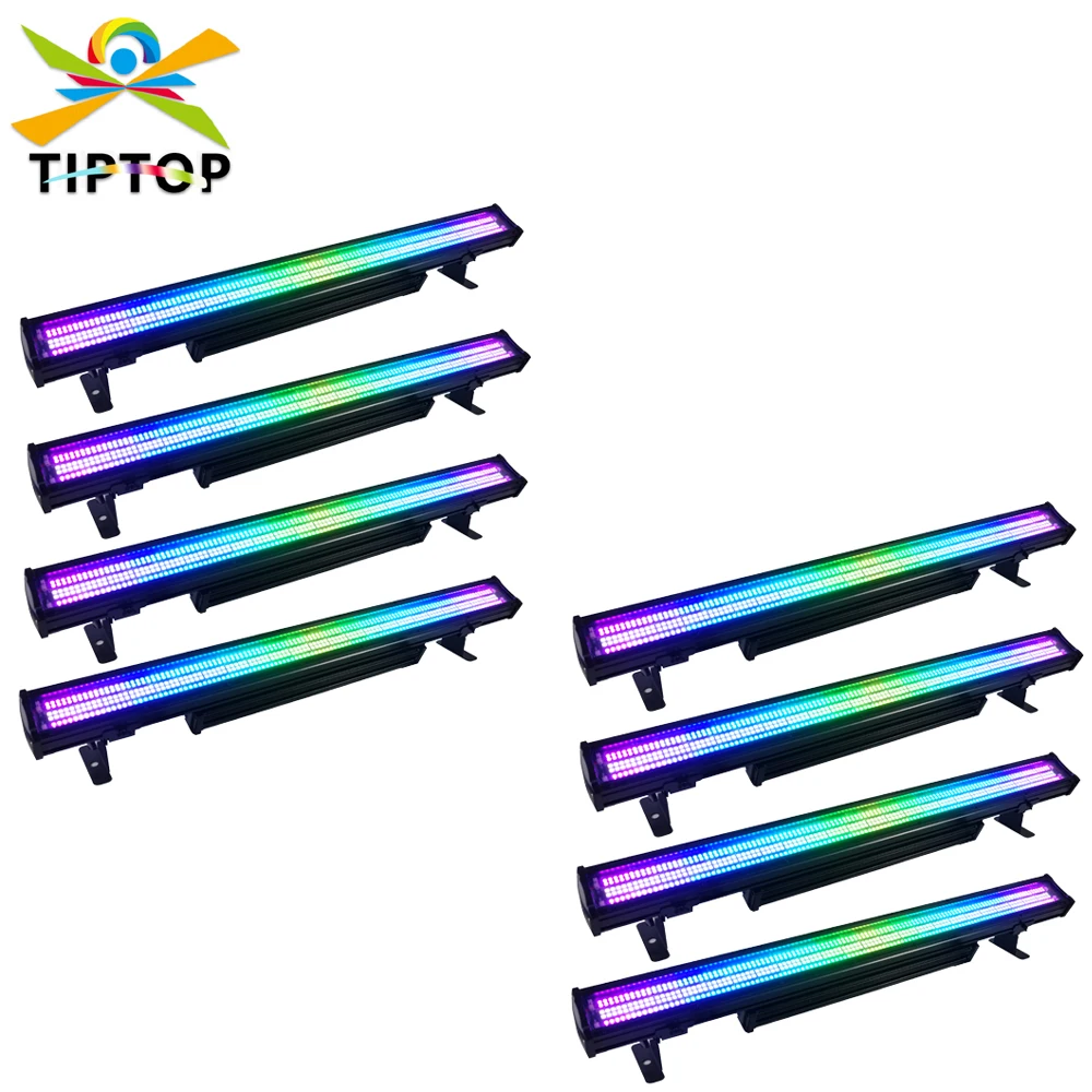 

TIPTOP RGB With White SMD Led Waterproof Flood Bar Light IP65 Color Chase Change DMX512 Control For Halloween Christmas Stage