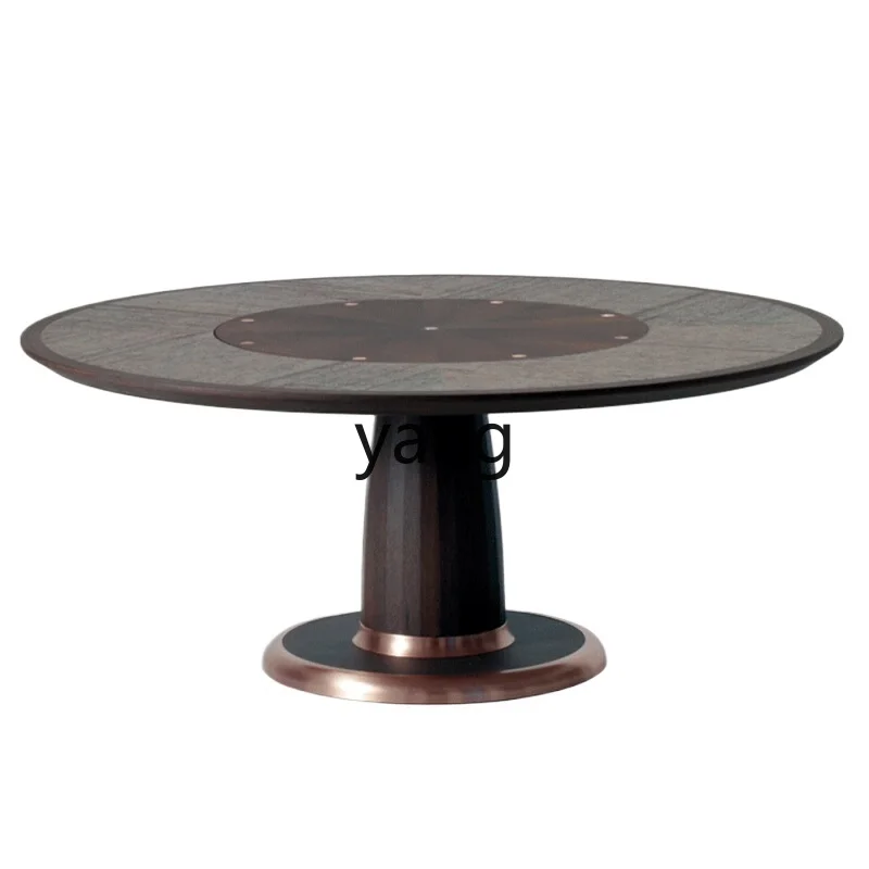 

LMM New Chinese Simple Solid Wood Table Model Room Tea Room Reception Table