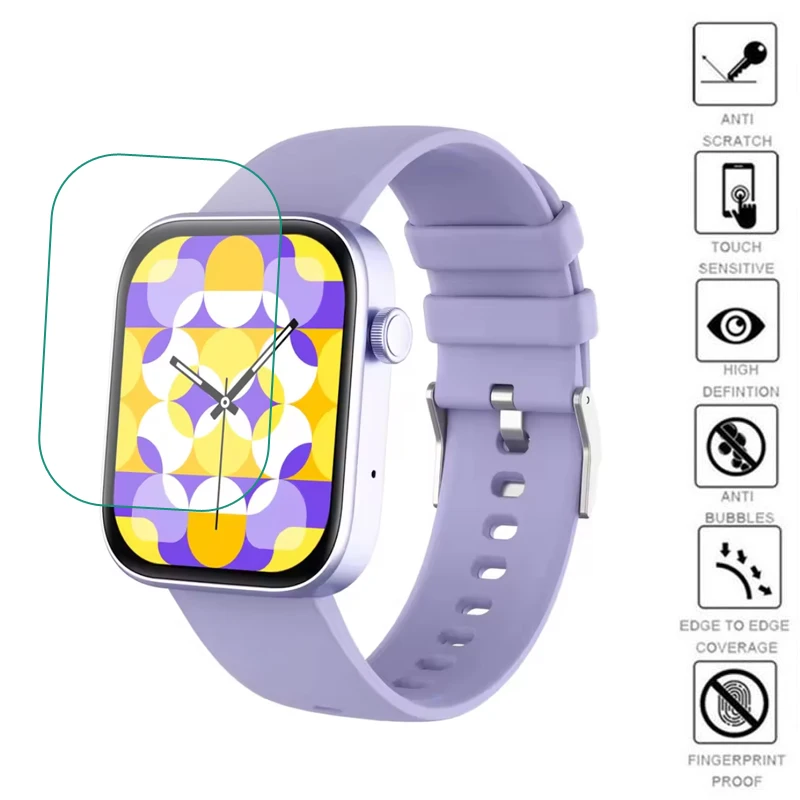 5pcs TPU Soft Smartwatch Clear Protective Film Cover Guard For Colmi P71 Display Screen Protector Smart Watch Accessories