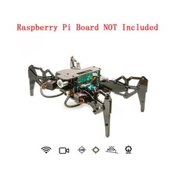 Adeept DarkPaw Bionic Quadruped Spider Robot Kit for Raspberry Pi, OpenCV Tracking (Raspberry Pi Board Not Included)