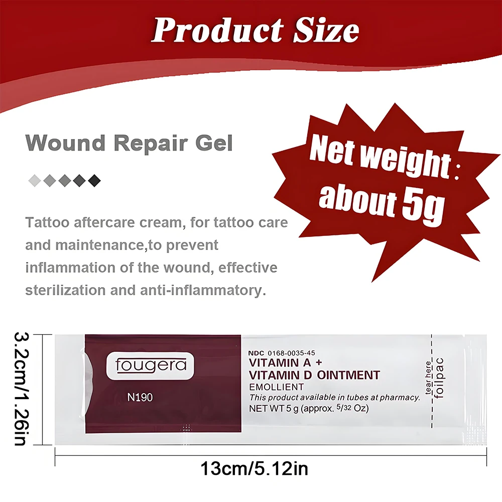 كريم العناية اللاحقة بالوشم فيتامين A & D كريم إصلاح الوشم فيتامين مرهم الوشم مستلزمات الرعاية اللاحقة كريم الاسترداد الملحقات