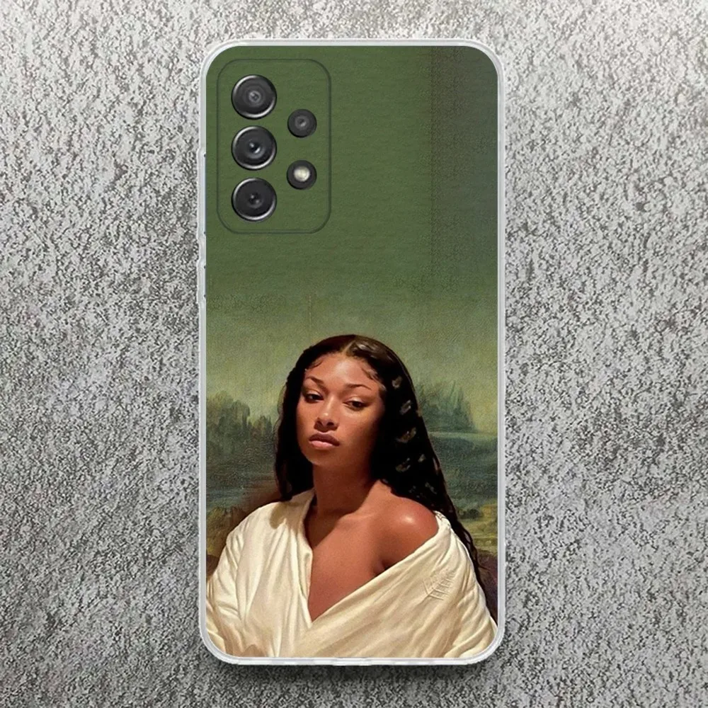 Megan Thee Stallion Rapper Phone Case For Samsung,Galaxy,S20,S21,S22,S23,Fe,Lite,Plus,Ultra Note Shell