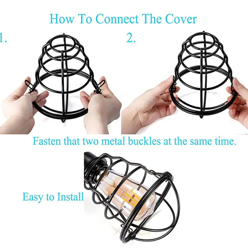 

Industrial Style Hanging Lamp Iron Cage Retro Simple Ceiling Light Indoor Pendant Light Home Bar Restaurant Lighting
