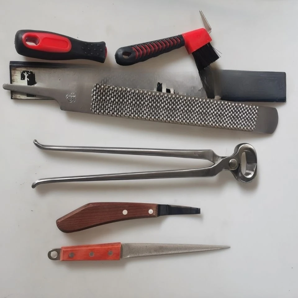 Horseshoe repair Horseshoe tools, horseshoe pliers, nail tools, stable supplies
