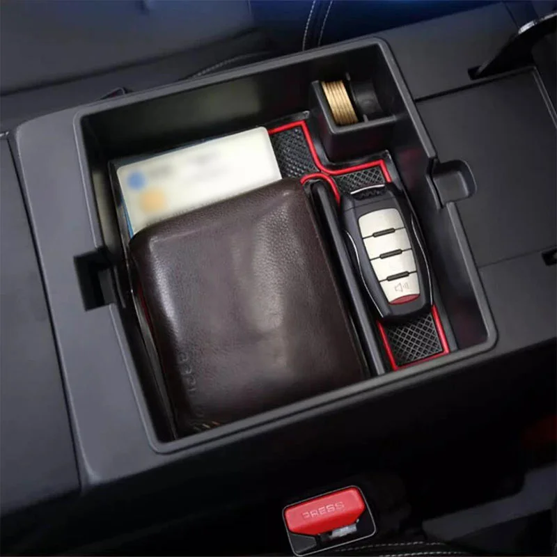 สำหรับ Haval jolion 2023 2022 2021 ABS ถาดจัดระเบียบคอนโซลกลางรถกล่องเก็บของที่เท้าแขนอุปกรณ์เสริมฝาครอบอเนกประสงค์