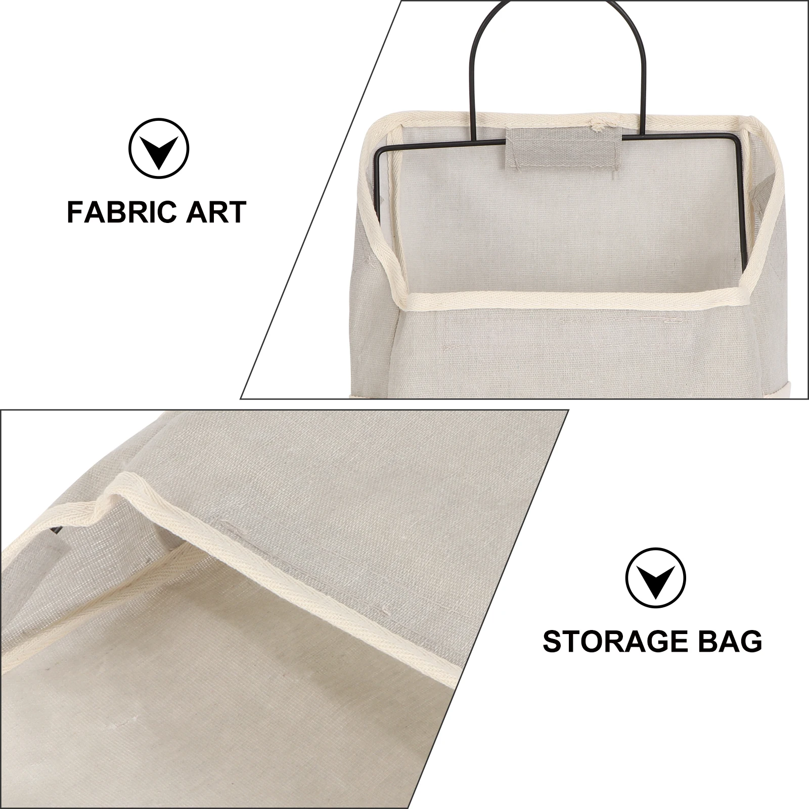 

Pocket Wall Storage Bag over The Door Towel Hanging Linen Household Wall-mounted