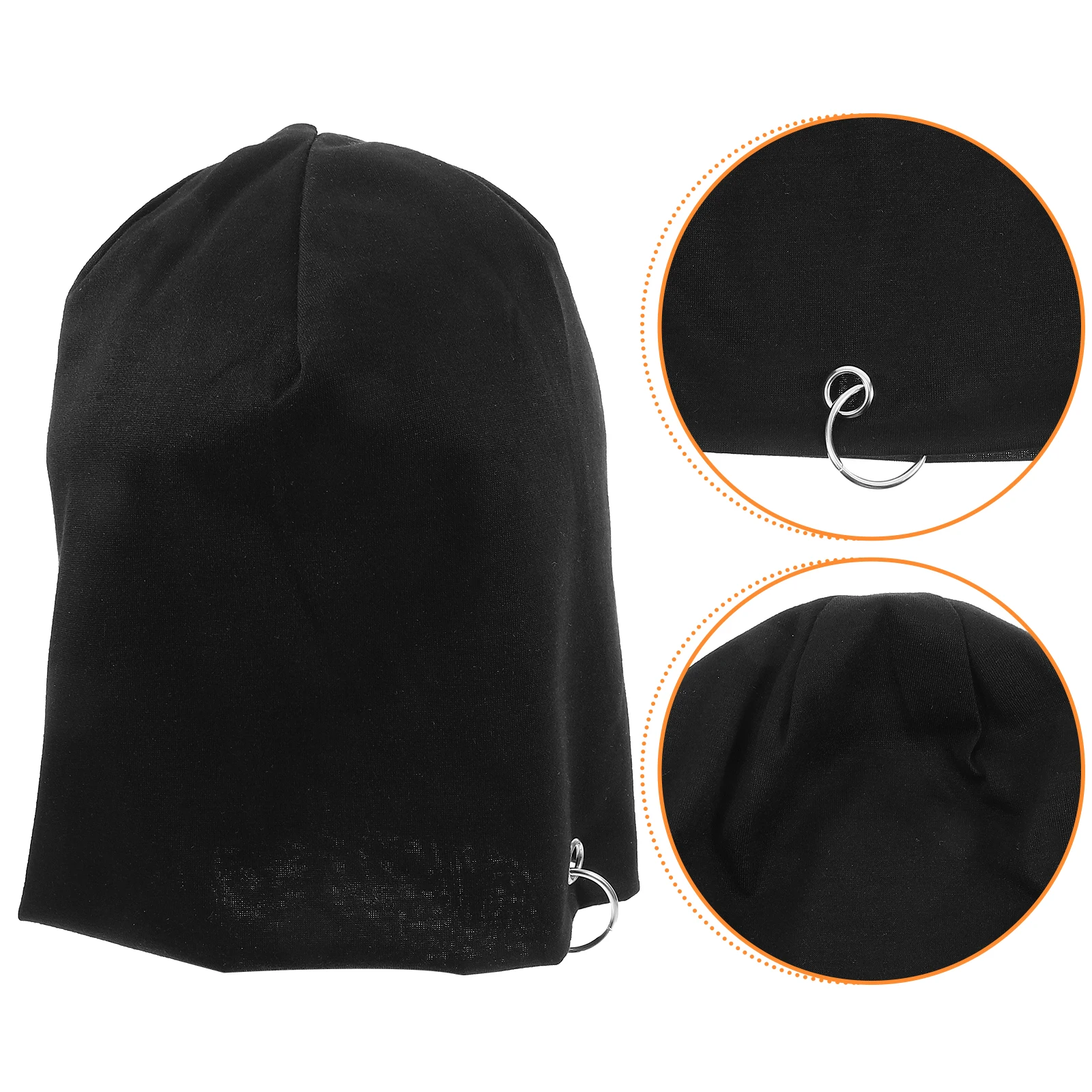 

Turban Hat Men Beanie Cap Polyester Comfortable Breathable Warm Headwear Scarf Hair Bonnet Supple Man Riding Hat