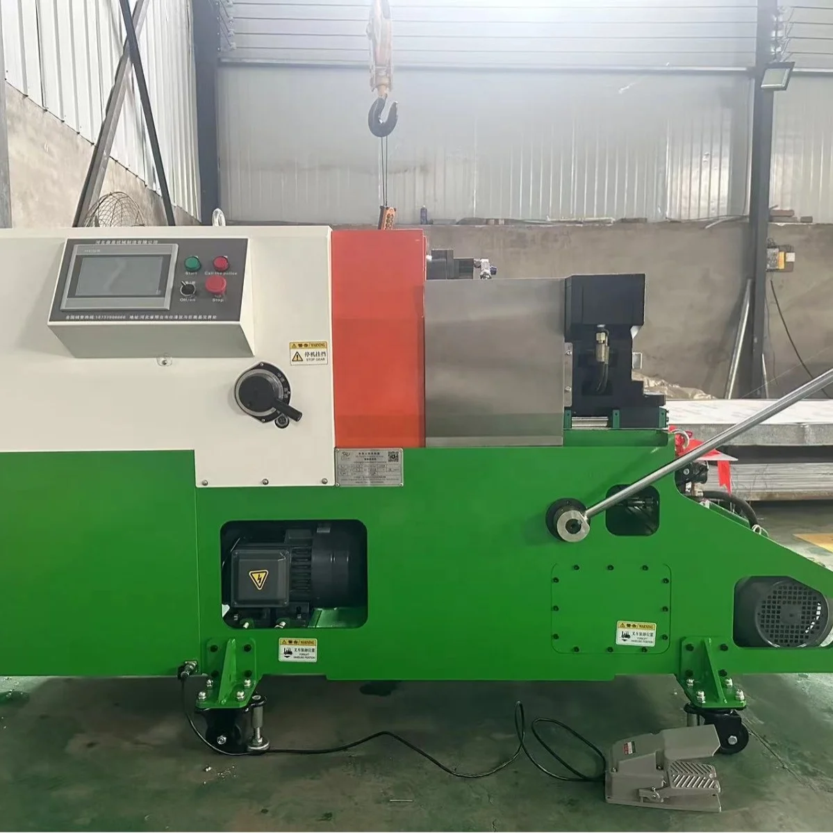 Picture 3: Wire Threading Machine Easy To Use Pipe Automatic Threading Machine