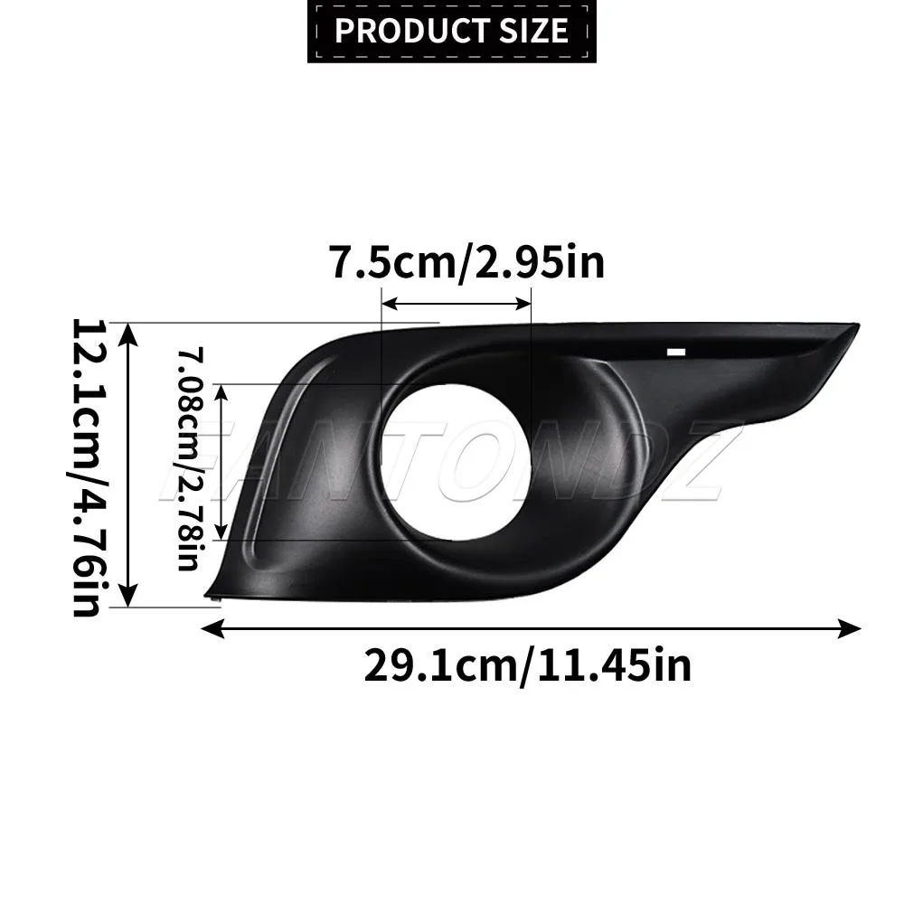 For Citroen DS4 2011-2015 Car Front Bumper Fog Light Frame Cover 745374 745375 Fog Lamp Grille Trim Left Or Right