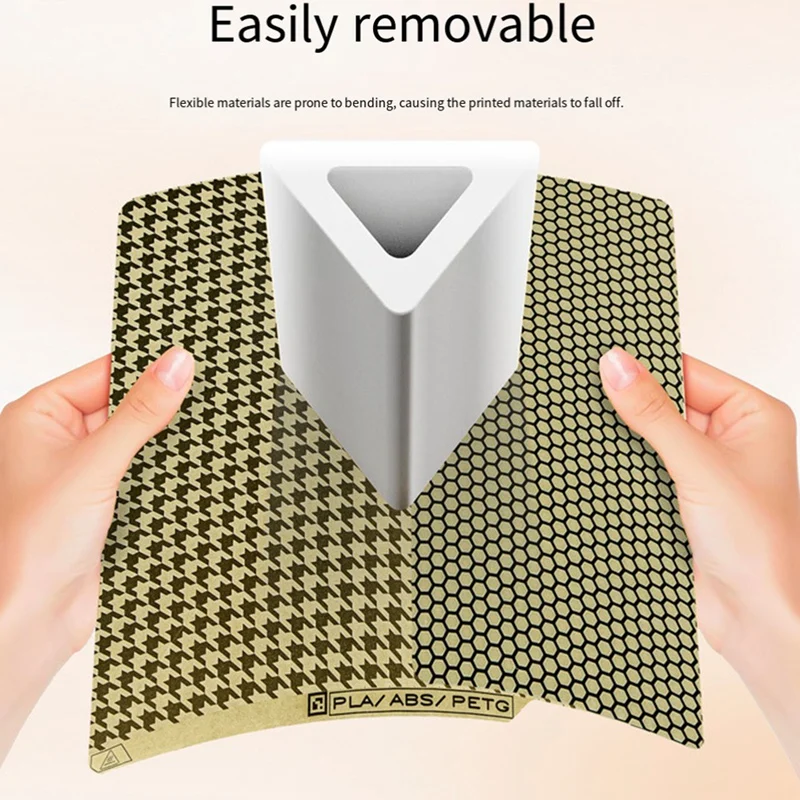For P1s Build Plate Upgrade PEI Snowflake Honeycomb Sheet 257x257mm for X1c A1 [No.3 Elnic]