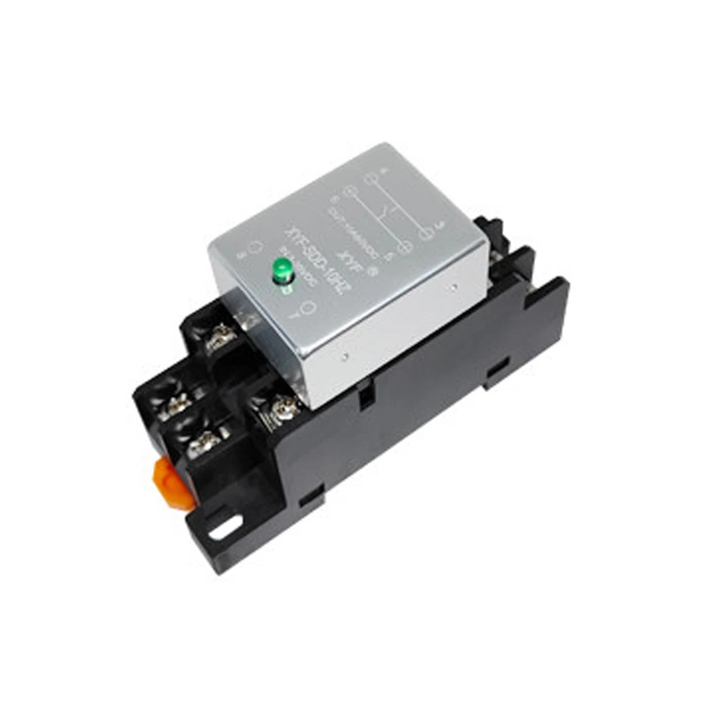 1PCS DC4-30V Small 10A/25A DC Solid-state Relay Rail-mounted Plug-in Type Normally Open Solid-state Relay Module with Base