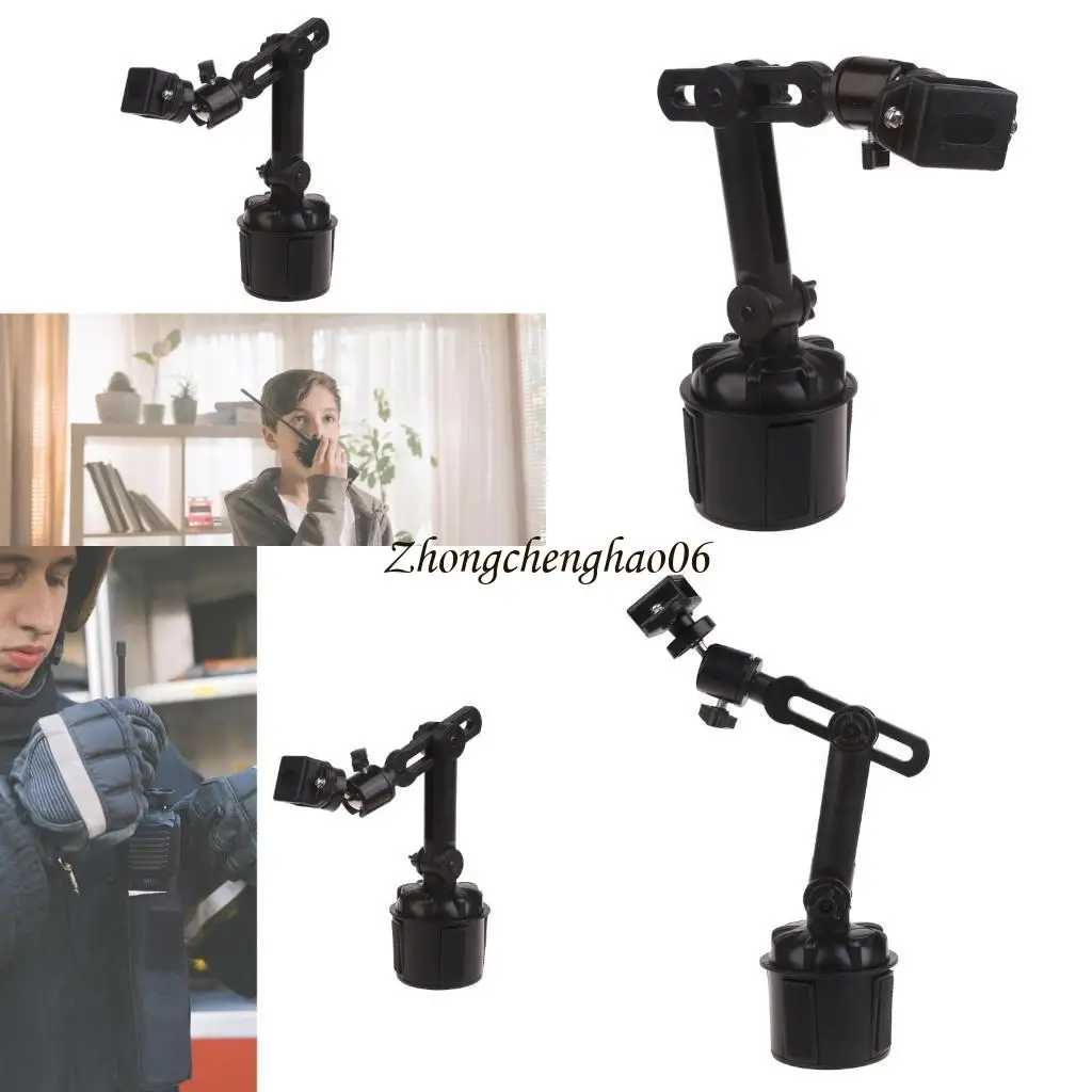 

Cup Mount Bracket Universal Car Walkie Talkie Holder for UV5R Yaesu 601F