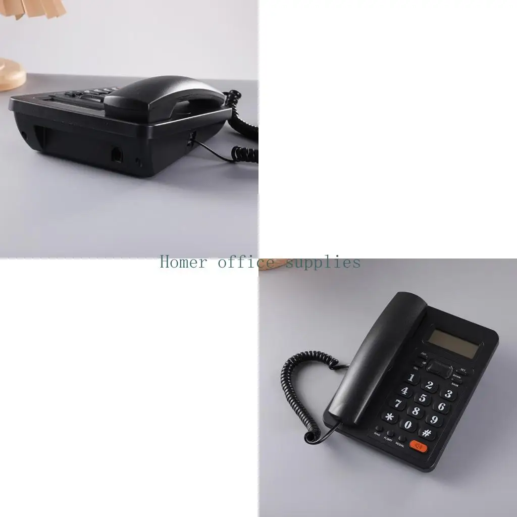 K43B Professional Fixed Telephone Clear Display Screen Number Storage Memory Keys
