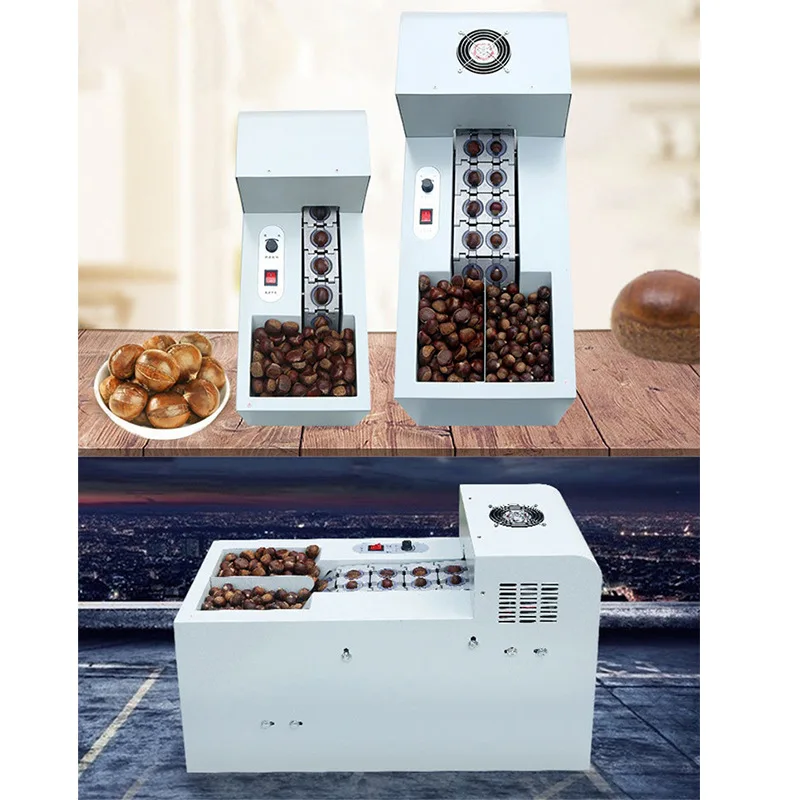 Commercial multi-functional automatic fried goods, chestnut opening machine, chestnut cutting machine