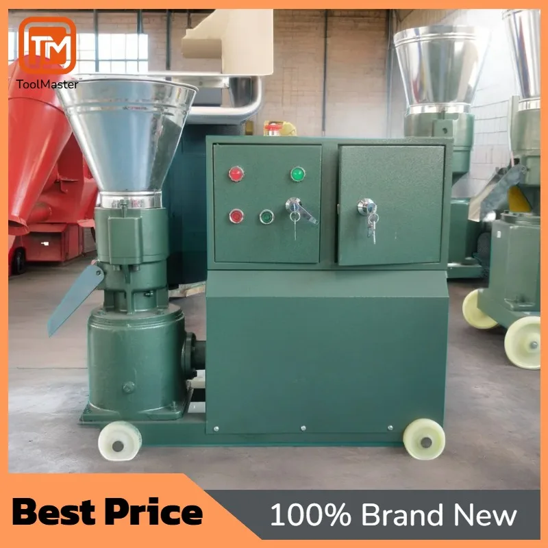 

[Best Selling] High Productivity 200kg/h Electric Feed Pellet Mill With Alloy Steel Construction For Home Use 110V/220V/380V 2-4