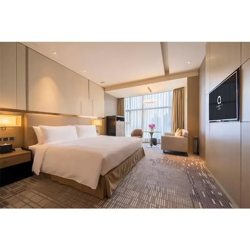 Wooden Hotel Bedroom Set | Custom King & Queen Size Bed Frame & Bespoke Furniture Collections | Royal Standard Bulk