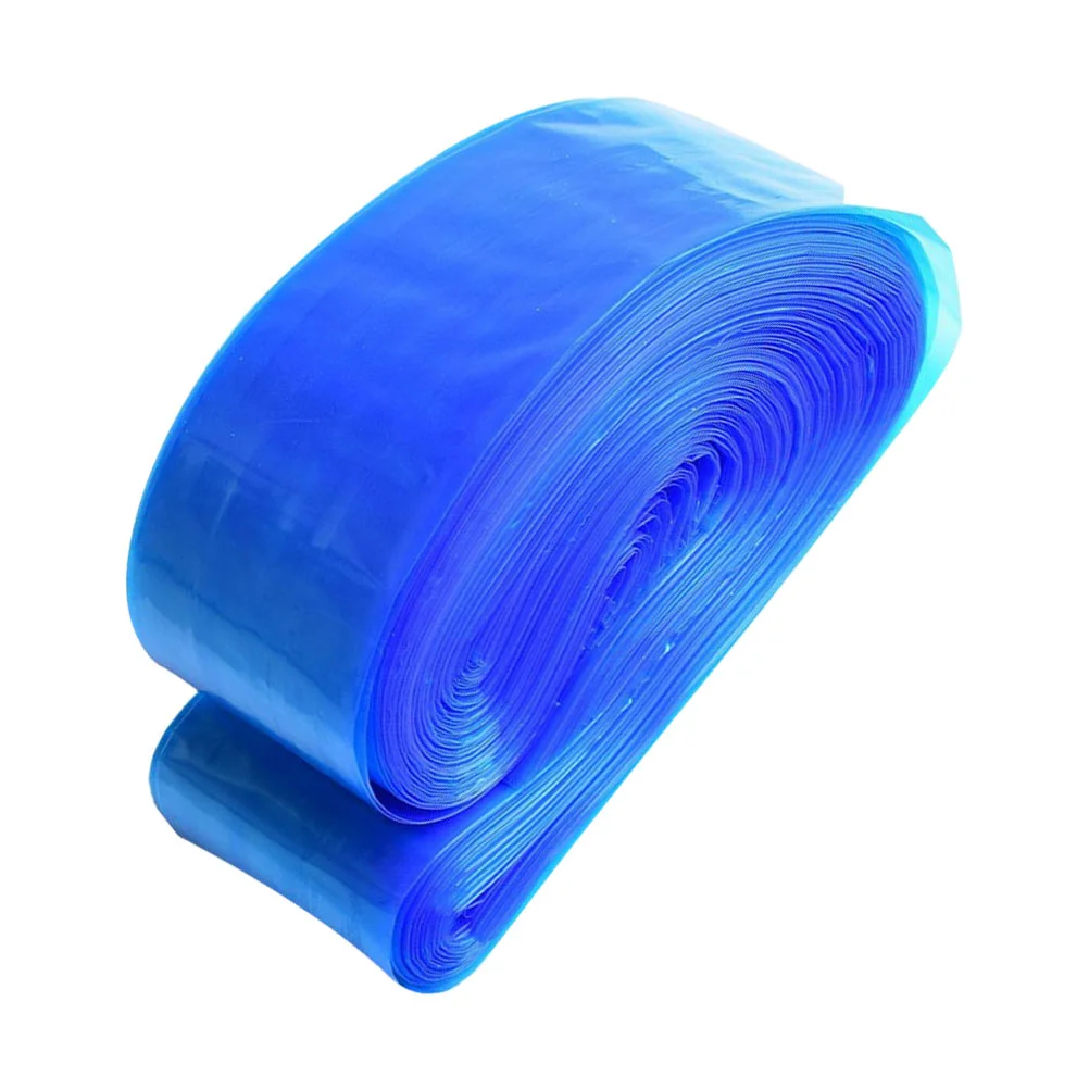 

100 Pcs Tattoos Machine Cord Sleeves Plastic Bag Clip Cover Covers Blue Hook Line