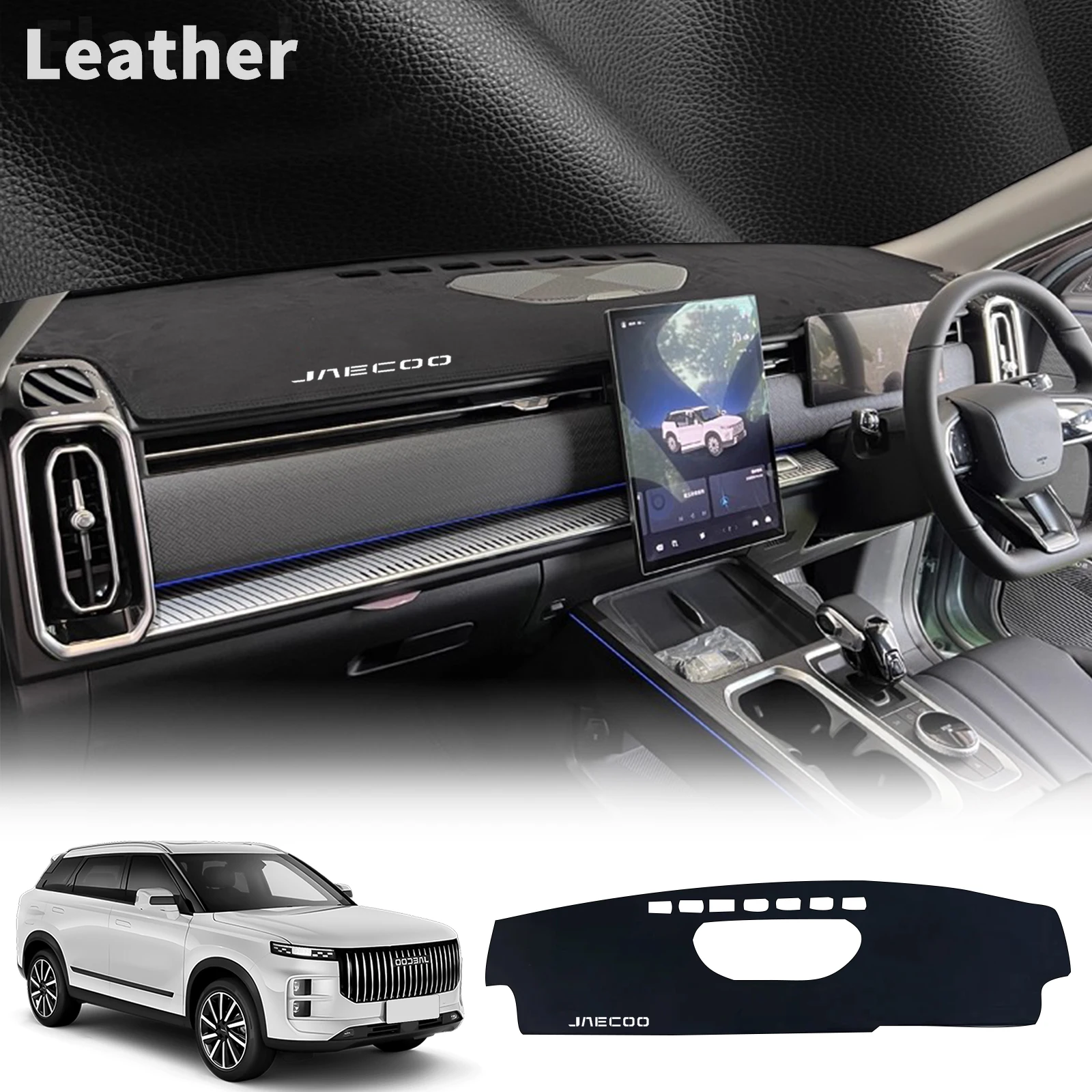 for Jaecoo J7 7 Chery Tansuo 06 2024 2025 2026 DashMat Sunshade Protective Carpet Accessories Car Dashmat Dashboard Cover Pad