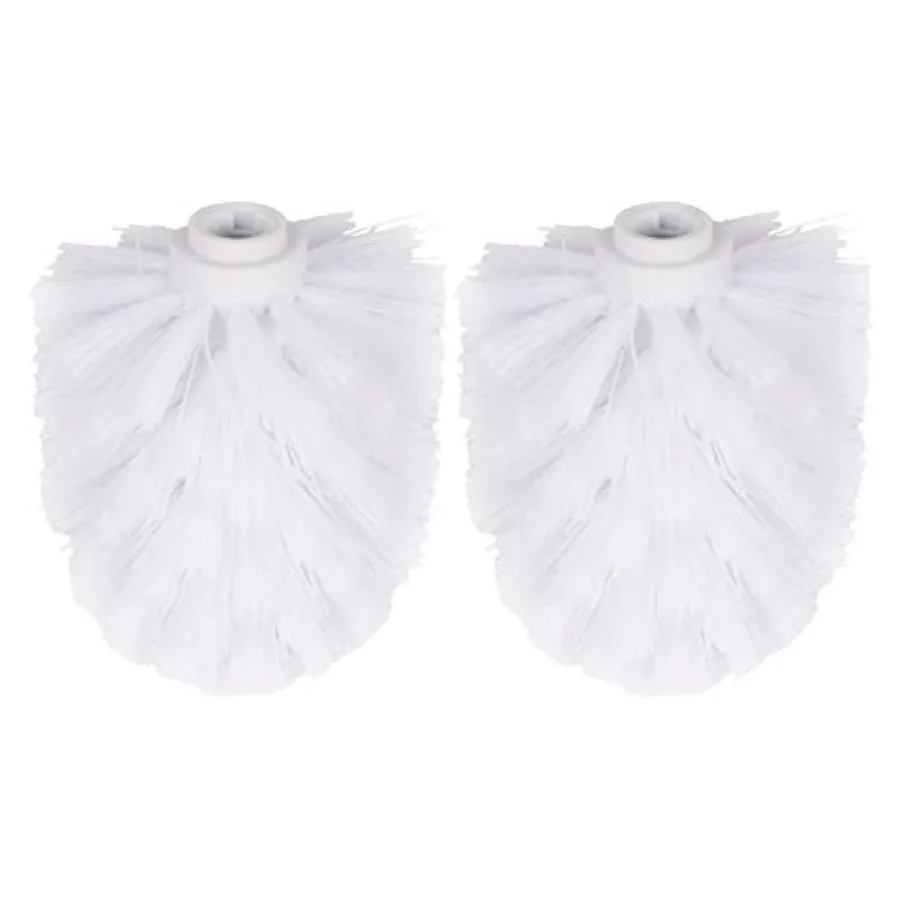 

2pcs Toilet Brush Replacement Head, Universal Plastic Toilet Bowl Cleaning Brushes Head, Round Ball Shaped Toilets Brushes Head