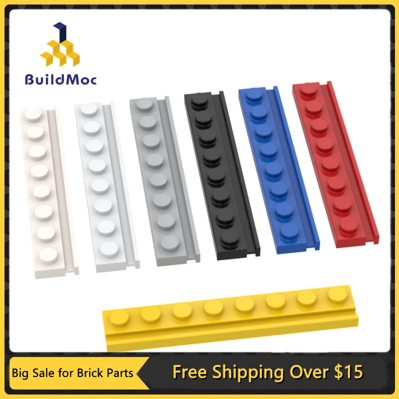 MOC Compatible Assembles Particles 4510 1x8 For Building Blocks Parts DIY Educational Tech Parts Toys