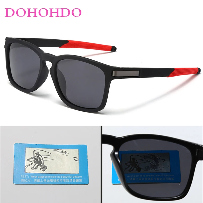 DOHOHDO Polarized Sunglasses Bicycle Glasses Photochromic Sunglasses Outdoor Photochromic Cycling Glasses Man Sunglasses For Men