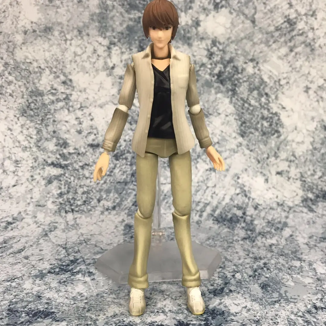 Anime Death Note Figutto figma Yagami Light PVC Model Anime Collection Action Figure Toy Gift