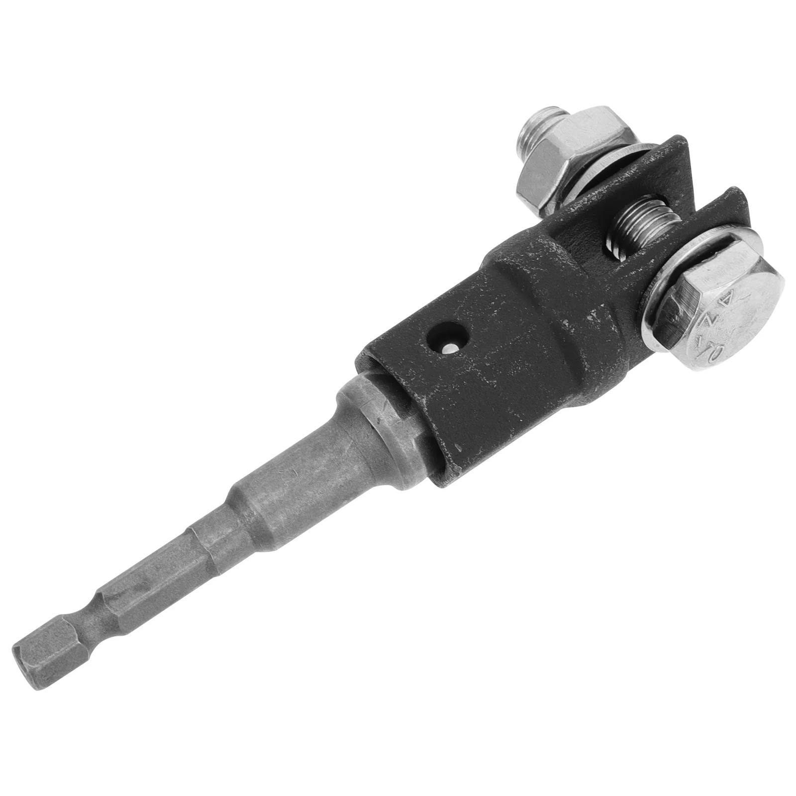 1 Set Steel 1/2 Inch Socket Adapter and 1/2 Inch Scissor Jack Adapter for Wrench 1/2 Inch Drill Adapter