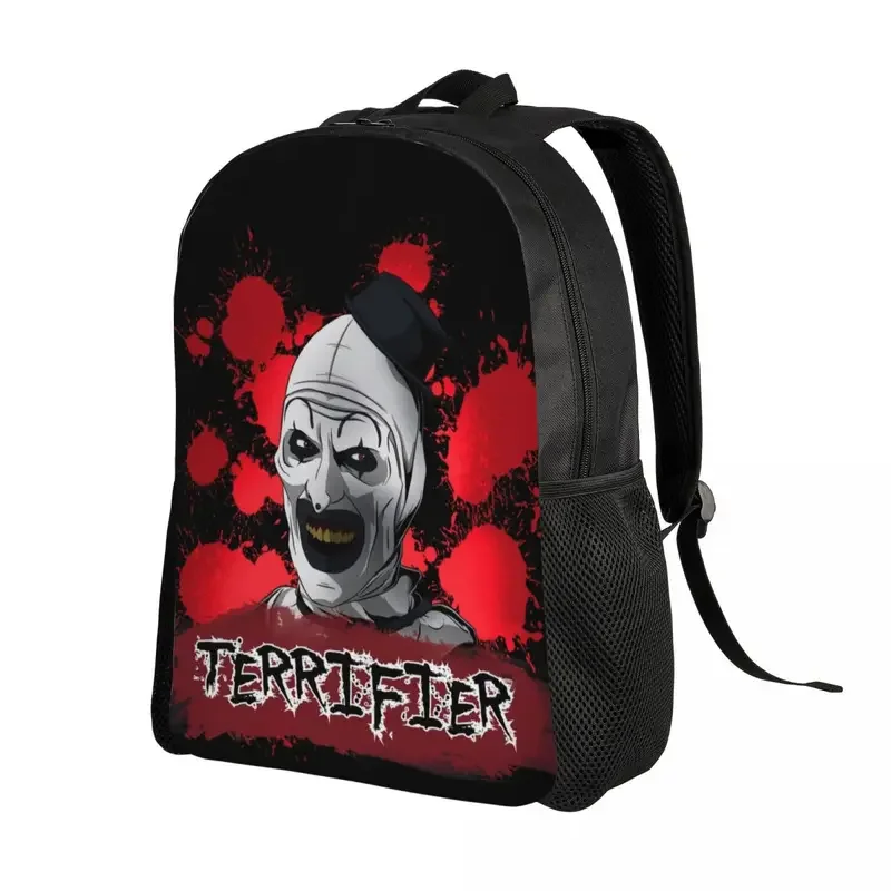 Halloween Movie Terrifier Backpacks for Men Women Water Resistant School College Horror Clown Bag Print Bookbag