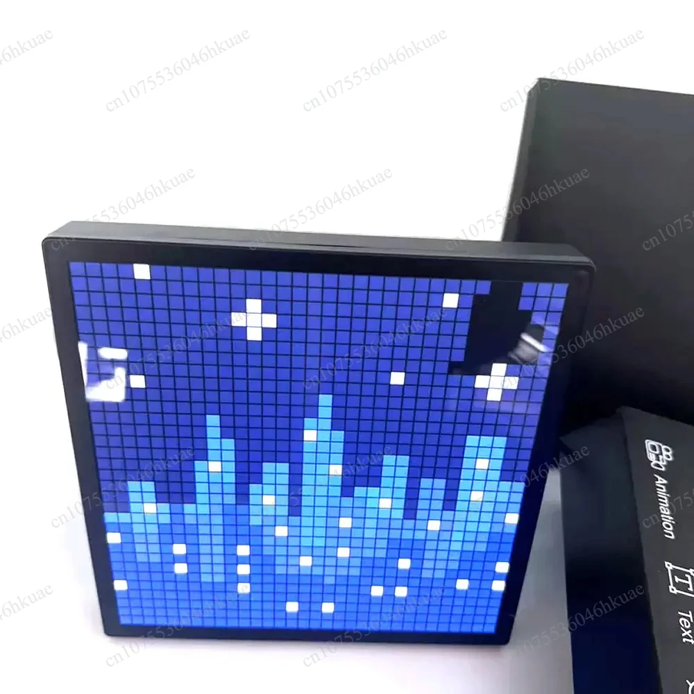 Creative Pixel Electronic Time Manager, Silent Luminous Digital Clock, Practical Ornament & DIY Gift