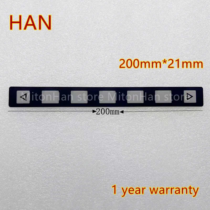 Nowość dla systemu FANUC Oi A98L-0001-0519 A98L-0005-0501 7 klucz 12 kluczowa folia A86L-0001-0298 A98L-0005-0252 folia ochronna — zdjęcie produktu 3