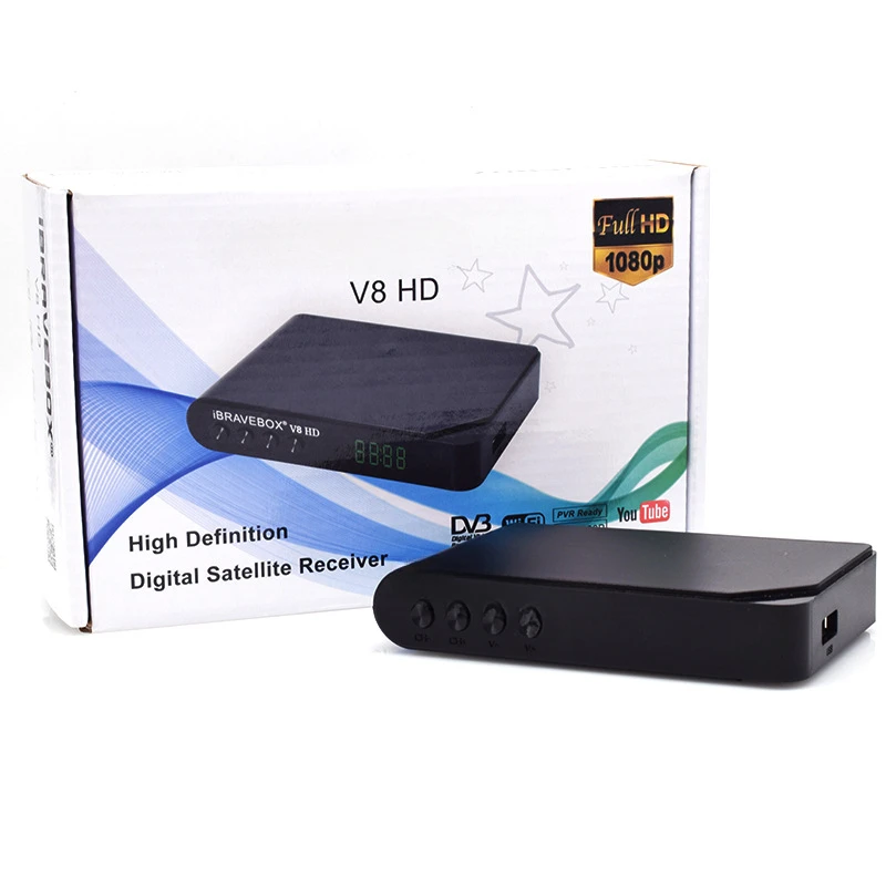 

V8 HD DVB-S/S2 SUPPORT WIFI BISS POWEY VU YOUTUBE