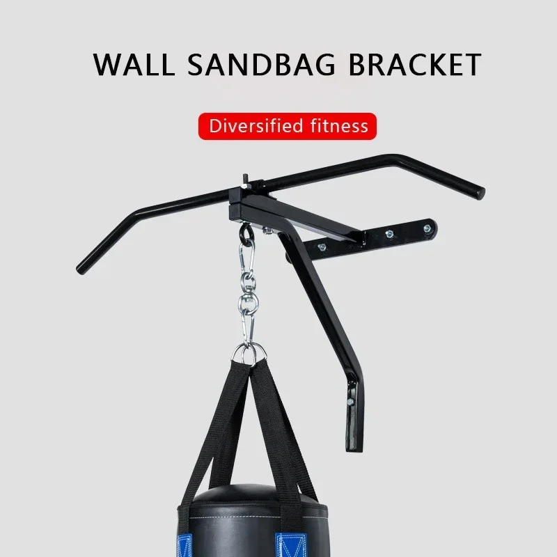 

Upgrade Upgrade Wall Hanging Sandbag Frame Wall Mounted Bracket Indoor Horizontal Bar Fitness Training Equipment For Punching Bo