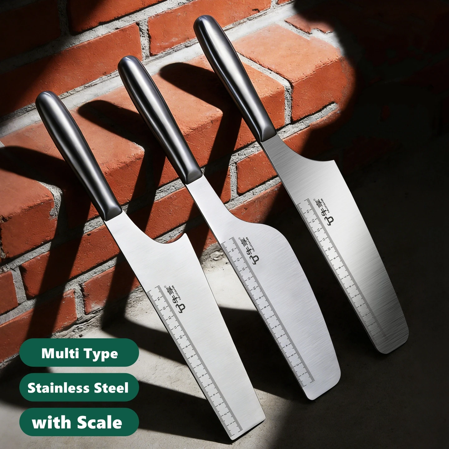 

Stainless Steel Double-Sided Brick Cutter With Scale,All Steel Brick Masonry, Wall Bricklayer, Mud Cutter, Integrated Bricklayer