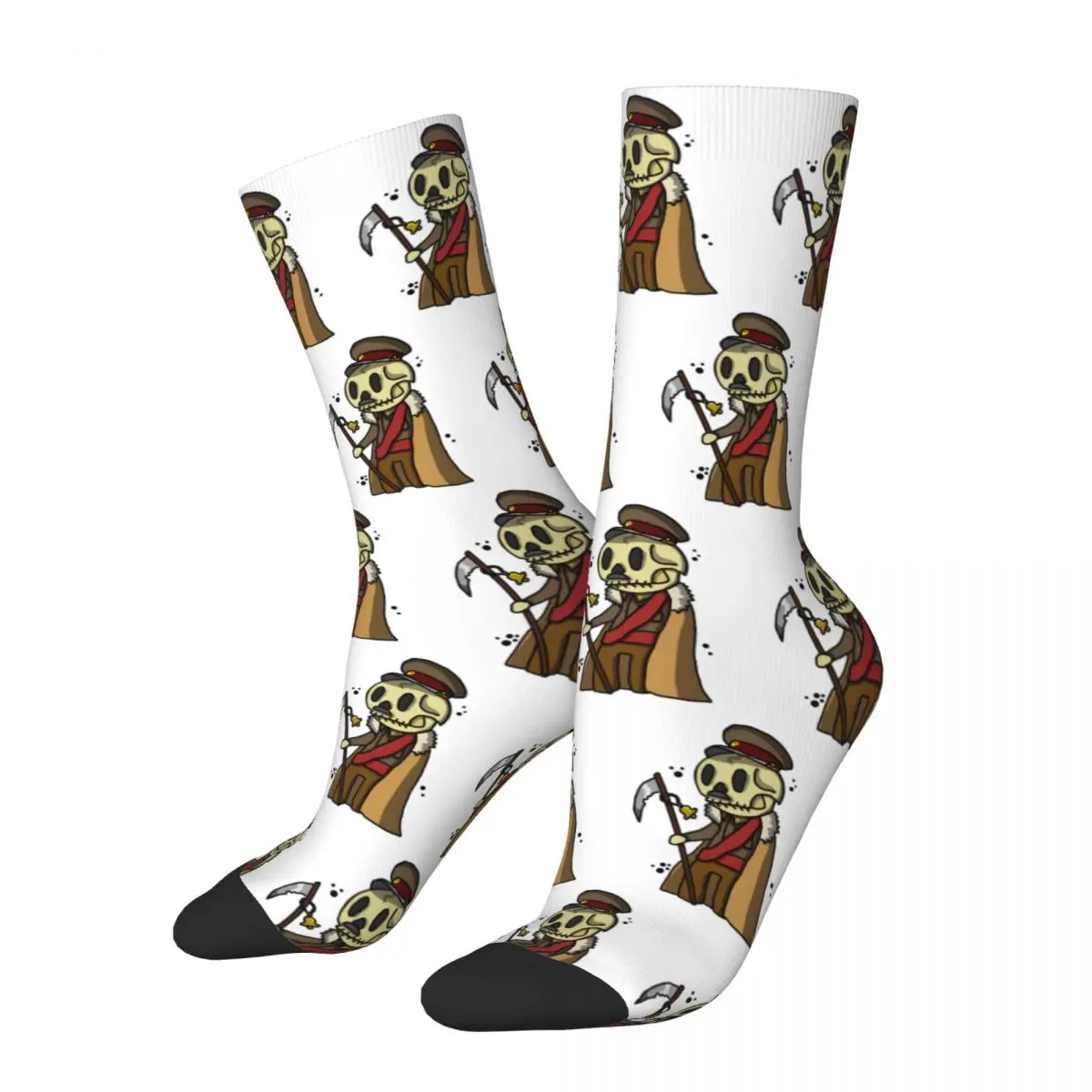 Funny Happy Sock for Men Spain Leader Franco Harajuku Breathable Pattern Printed Crew Sock Seamless Gift