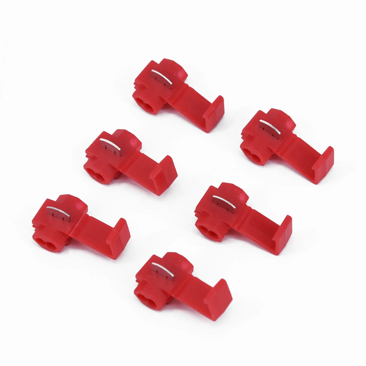 4pcs 50W 6 Ohm Load Resistor Decoder For Fix LED Bulb Fast Hyper Flash Blinker4pcs Load Resistors 8pcs T-Taps　 Car Accessories