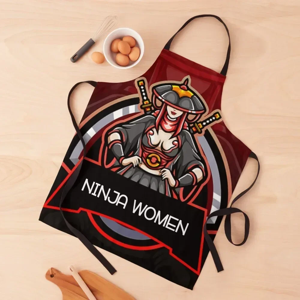 여성용 세련된 주방 앞치마 이미지