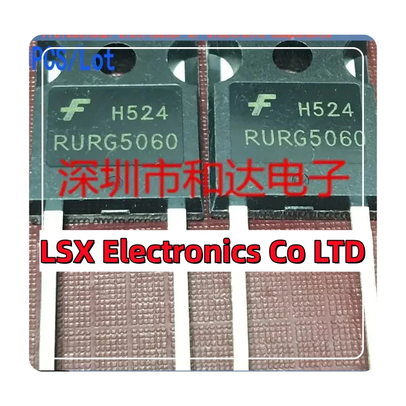 10PCS/Lot RURG5060  TO-247 600V 50A   Imported Original New And In Stock 100%Test