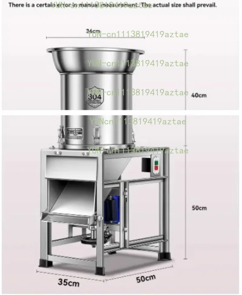 1PC Vegetable Slicer, Stainless Steel Vegetable Shredder, Chicken Vegetable Chopper, Feed Grinder, Livestock Crusher
