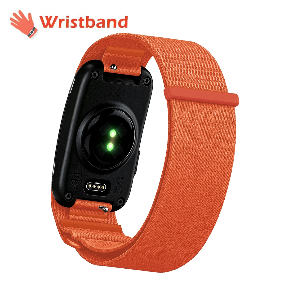 Für Garmin CIRQA Smart Band Bizeps-Armband Sport Fitness Tracker Nylon Gewebtes Atmungsaktives Uhrenarmband Verstellbarer Handgelenkschlaufenriemen