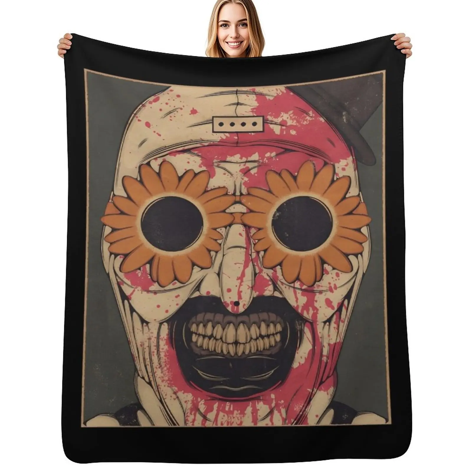 

Terrifier Throw Blanket For Sofa Thin Summer Beddings For Baby Blankets For Baby Blankets