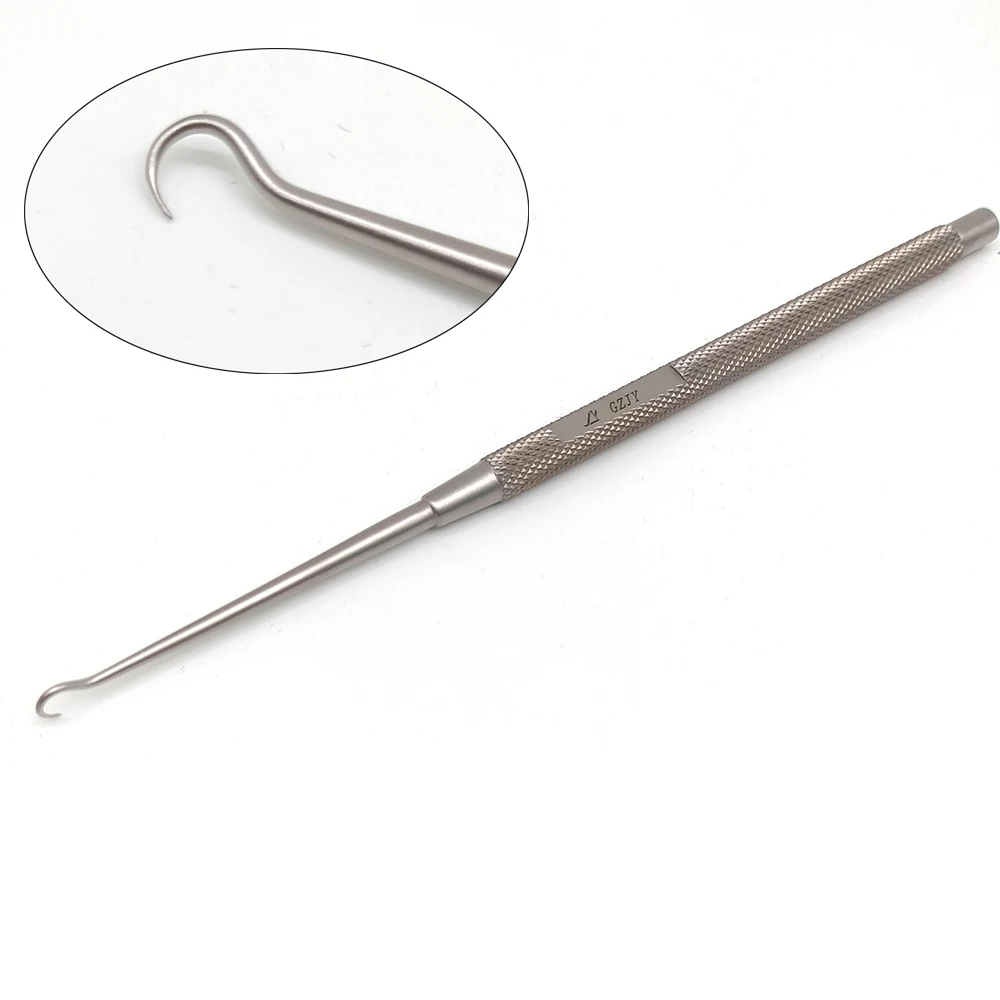 Frazier-gancho de piel Dura, Retractor de piel de 6mm, médico, quirúrgico Joseph, gancho único