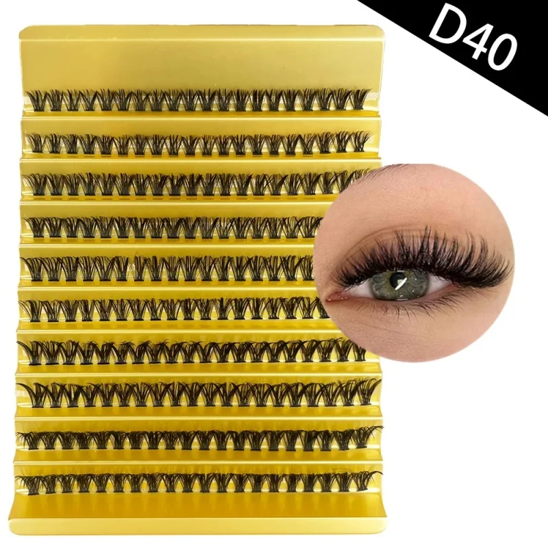 200/120 stücke Cluster Wimpern 8-16mm DIY Wimpern Verlängerung Russische Rolle Individuelle Lash Volumen Wimpern Bundles natürliche Make-Up-Tools